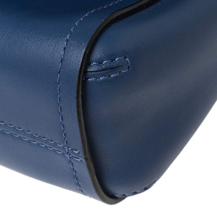 Pre Owned Kate Spade Blue Leather Maple Court Shoulder Bag