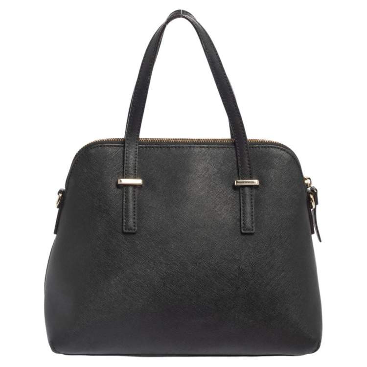 Pre Owned Kate Spade Black Leather Cedar Street Maise Shoulder Bag