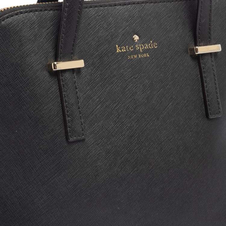 Pre Owned Kate Spade Black Leather Cedar Street Maise Shoulder Bag
