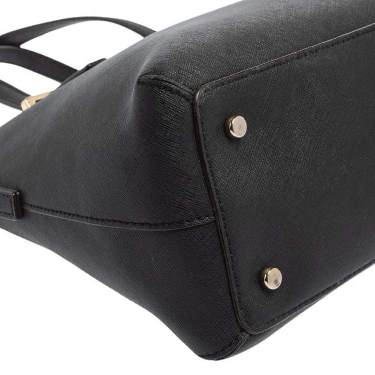Pre Owned Kate Spade Black Leather Cedar Street Maise Shoulder Bag