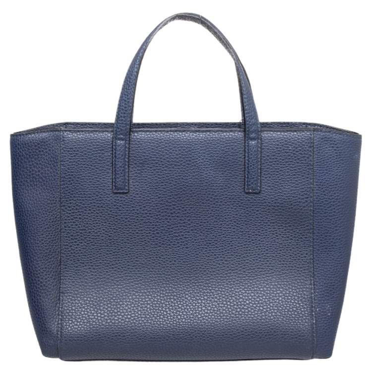 Pre Owned Kate Spade Blue Leather Francisca Tote