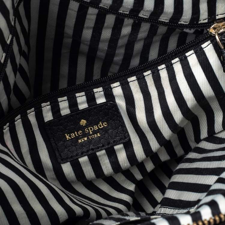 Pre Owned Kate Spade Black Leather Dome Satchel