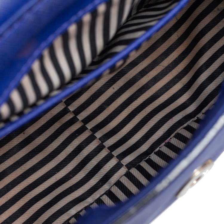 Pre Owned Kate Spade Blue Leather Small Cameron Street Byrdie Crossbody Bag