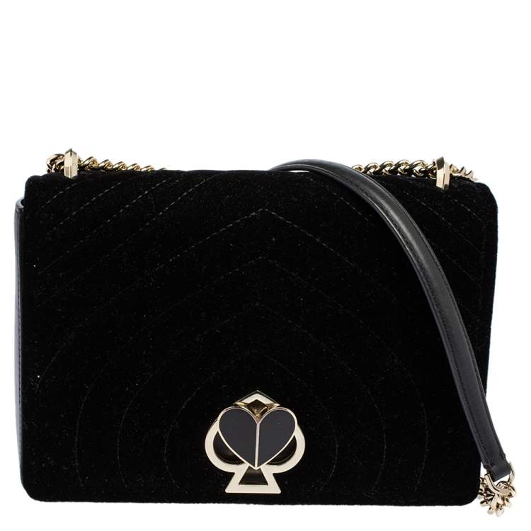 Black Sabrina Mini Velvet Top Handle Bag | Melie Bianco