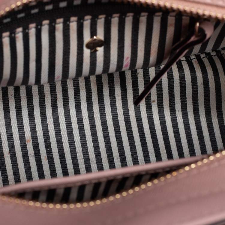 Pre Owned Kate Spade Peach Leather Cameron Street Candace Tote