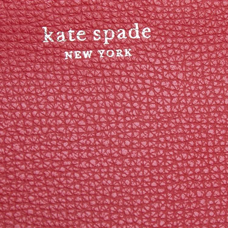 Pre Owned Kate Spade Red Leather Tote