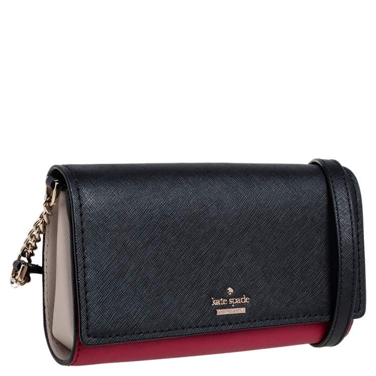 Pre Owned Kate Spade Tricolor Leather Cameron Street Corin Crossbody
