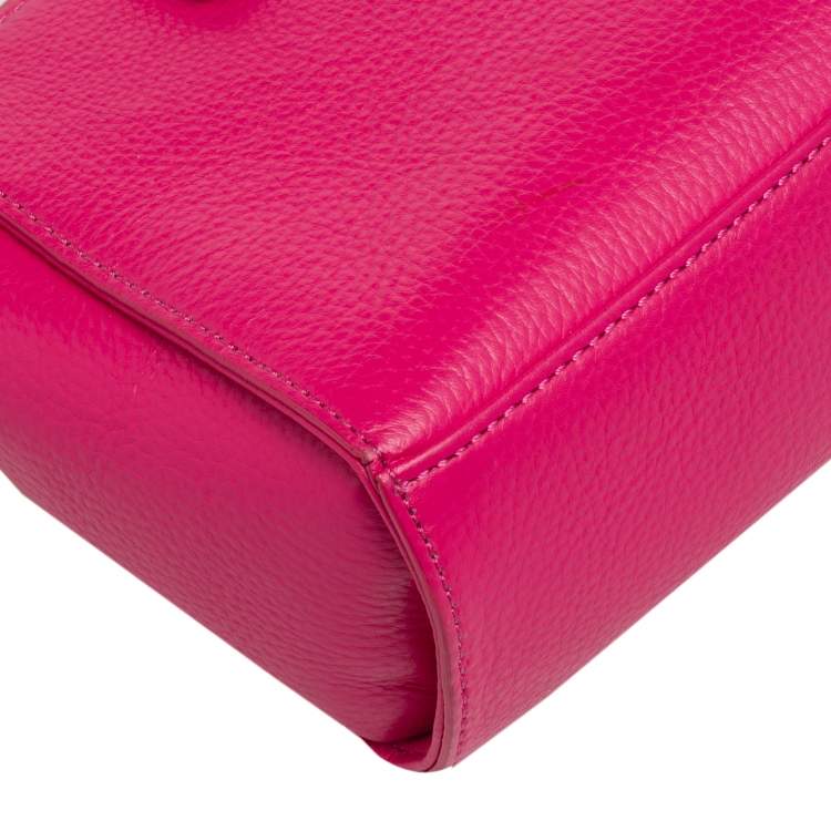 Pre Owned Kate Spade Pink Leather Crossbody Bag