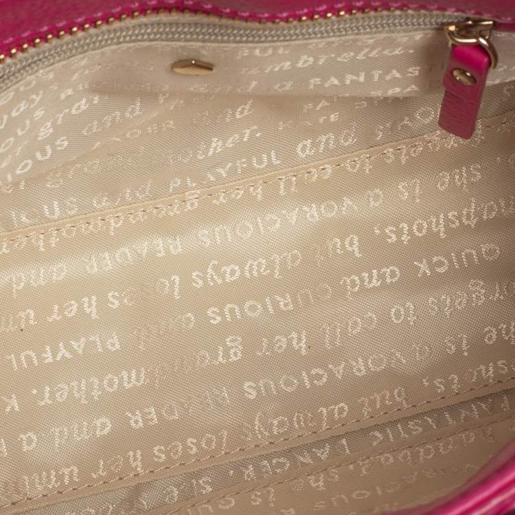 Pre Owned Kate Spade Pink Leather Crossbody Bag