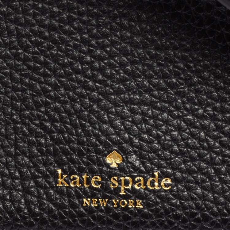 Pre Owned Kate Spade Black Leather Chester Street Avie Crossbody Bag