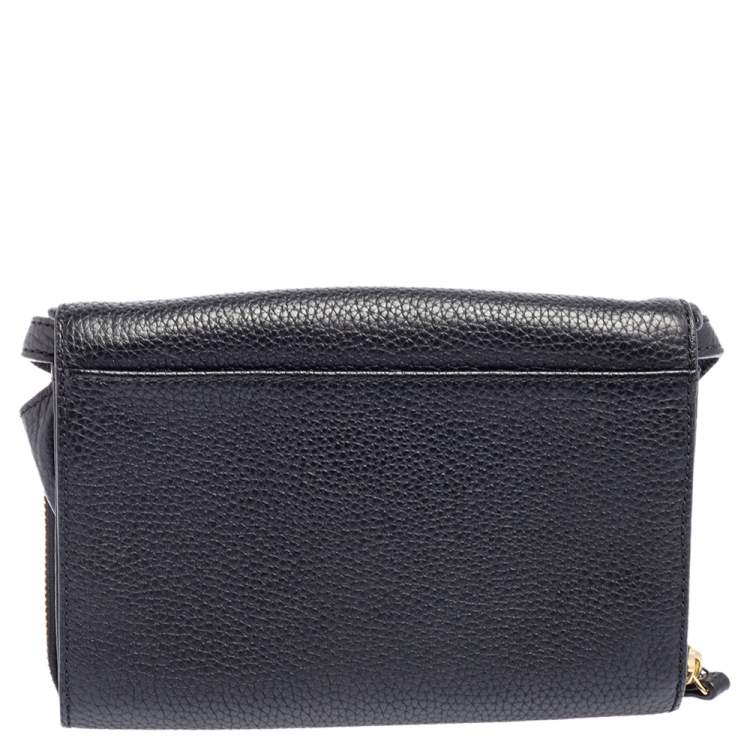 Pre Owned Kate Spade Black Leather Chester Street Avie Crossbody Bag