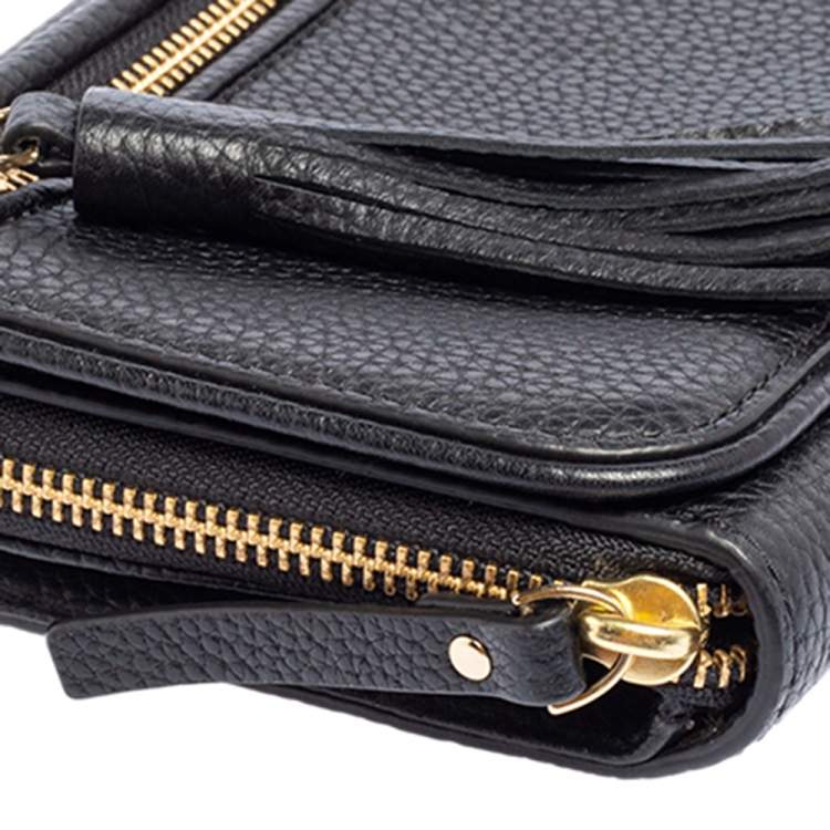 Pre Owned Kate Spade Black Leather Chester Street Avie Crossbody Bag