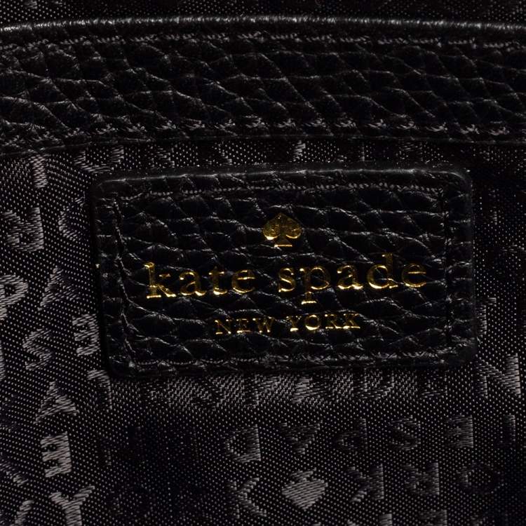 Pre Owned Kate Spade Black Leather Chester Street Avie Crossbody Bag