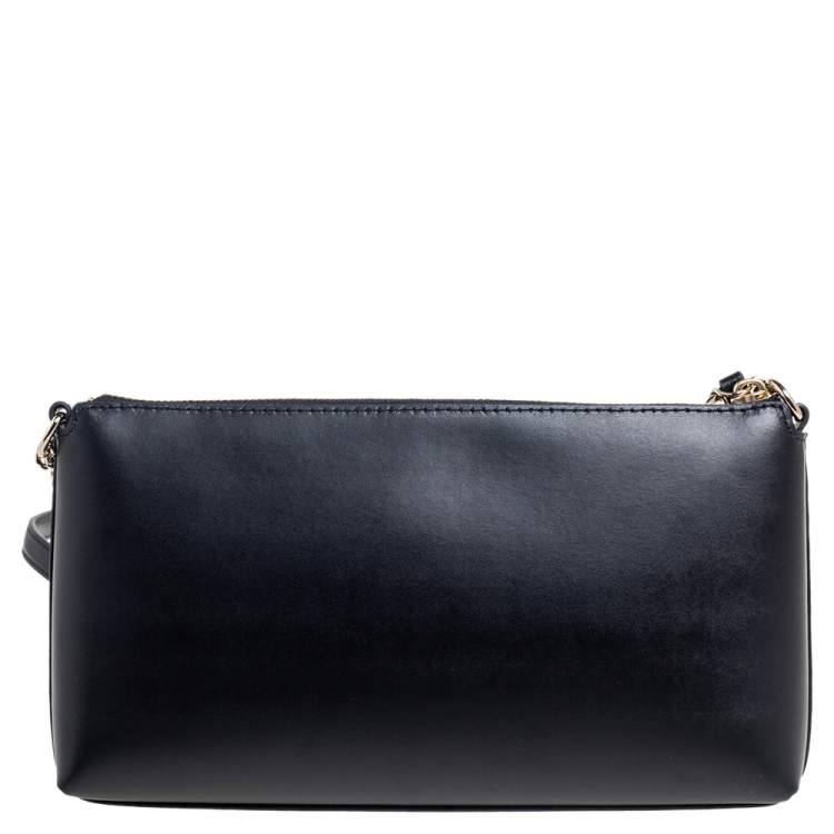 Pre Owned Kate Spade Black Leather Sawyer Street Declan Crossbody Bag