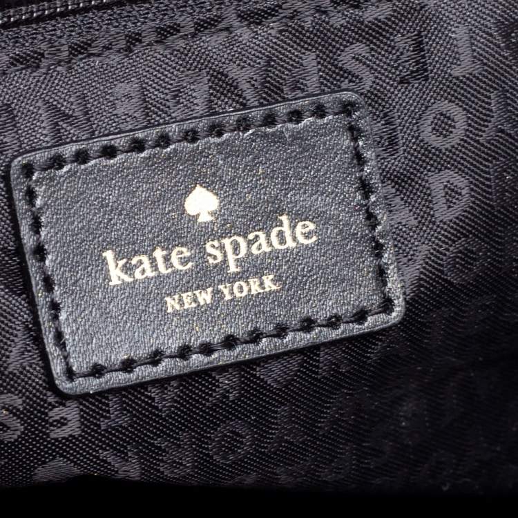 مملوكة مسبقًا Kate Spade Black Patent Leather Zip Dome Satchel