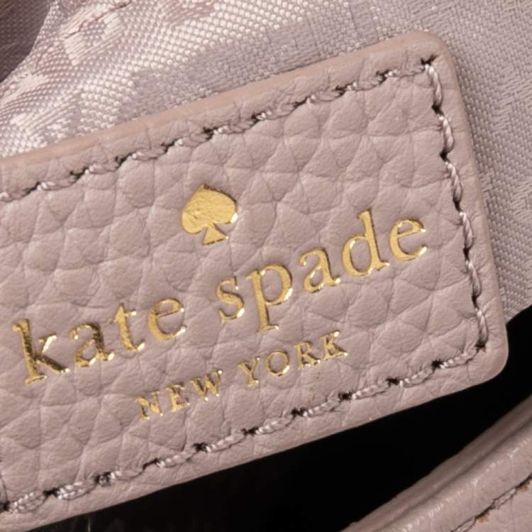 Pre Owned Kate Spade Beige Leather Jackson Flap Shoulder Bag