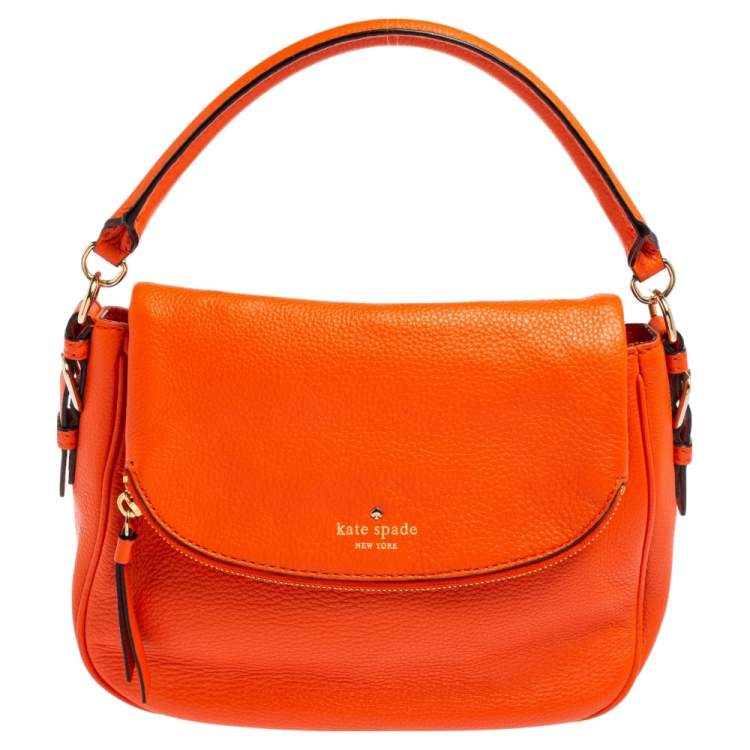 Kate Spade Orange Leather Jackson Medium Shoulder Bag Kate Spade | TLC
