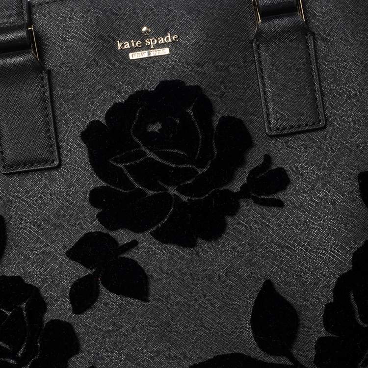 Pre Owned Kate Spade Black Leather Dome Satchel