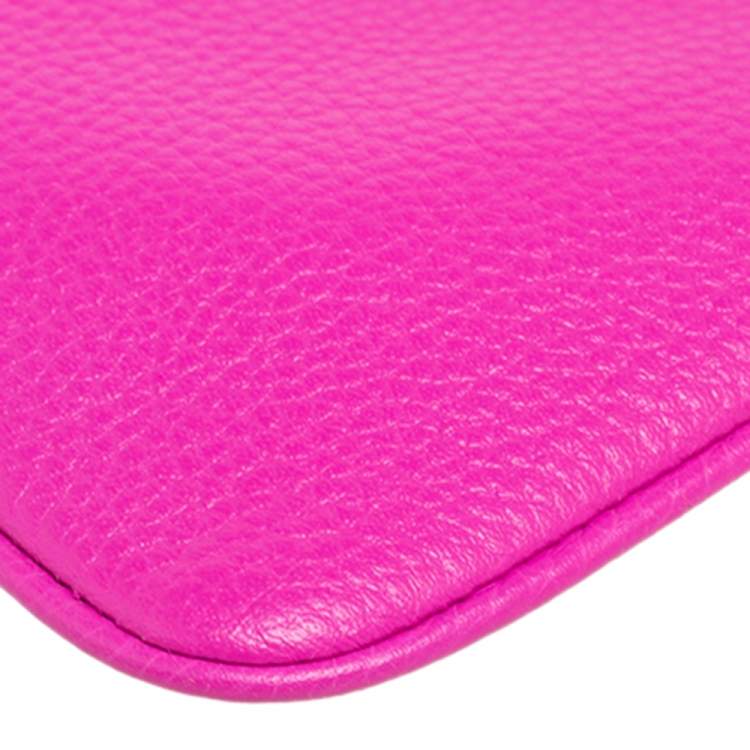 Pre Owned Kate Spade Pink Leather Wristlet 