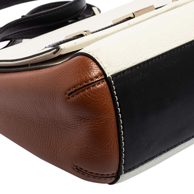 مملوكة مسبقًا Kate Spade Tricolor Leather Loula Houston Street Crossbody Bag