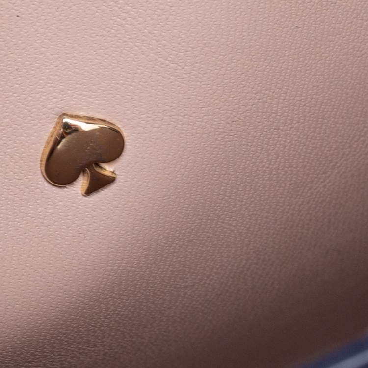 Pre Owned Kate Spade Navy Blue Leather Small Hayes Street Sam Tote