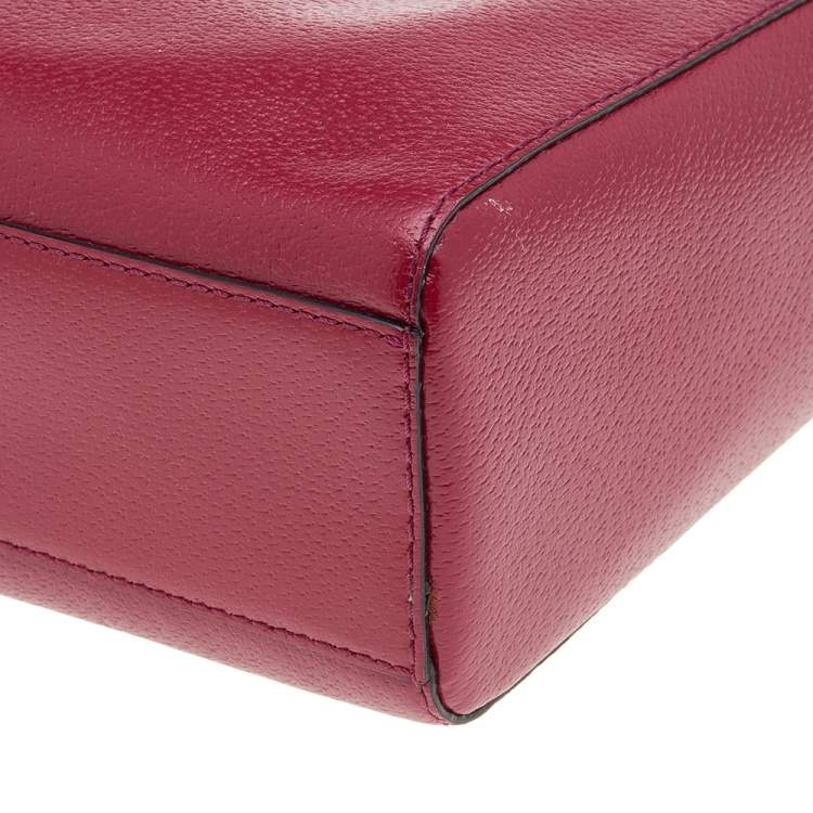 Pre Owned Kate Spade Wine Red Leather Wellesley Shoulder Bag