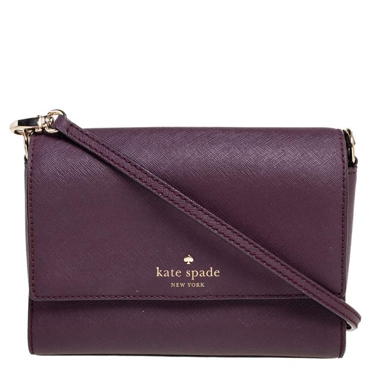 kate spade plum crossbody bag