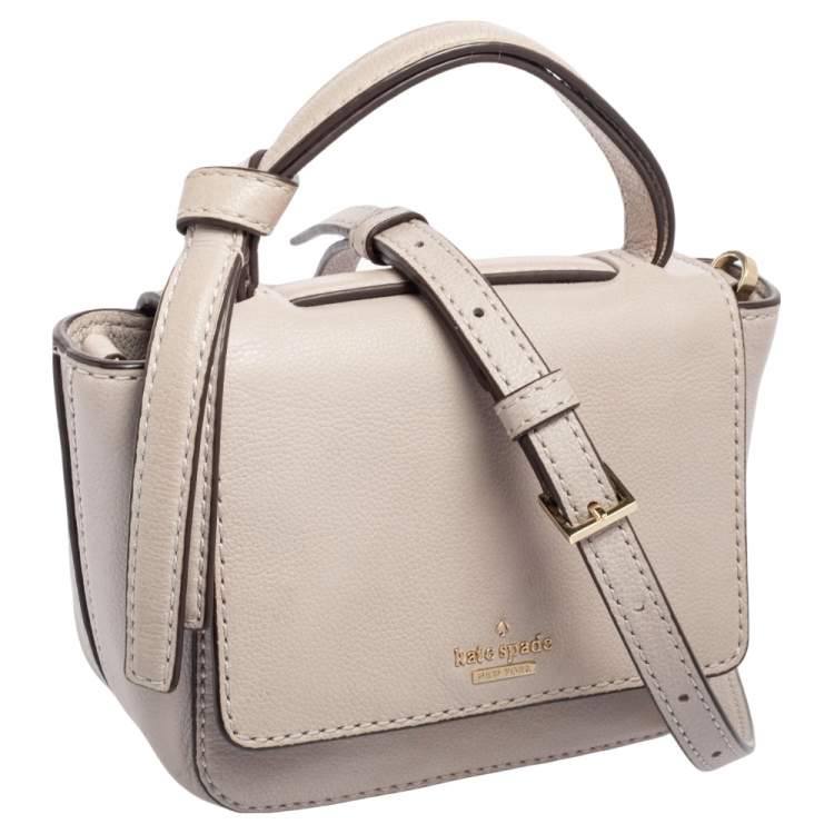 Pre Owned Kate Spade Lilac Leather Bell Lane Kyleigh Satchel