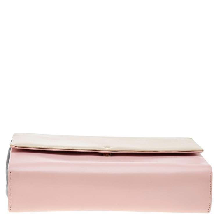 Pre Owned Kate Spade Multicolor Leather Frame Clutch