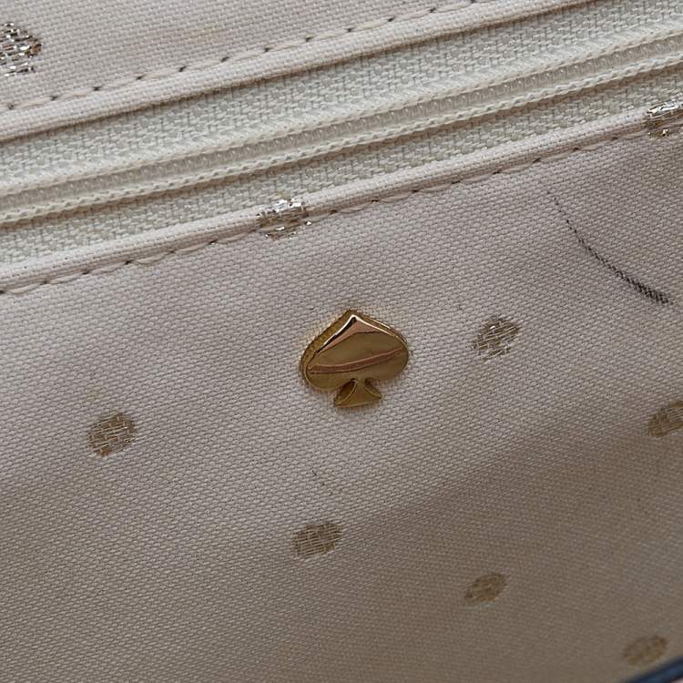 Pre Owned Kate Spade Multicolor Leather Frame Clutch