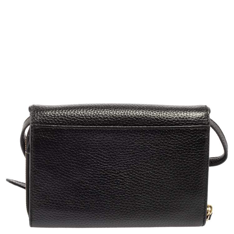 Pre Owned Kate Spade Black Leather Chester Street Avie Crossbody Bag