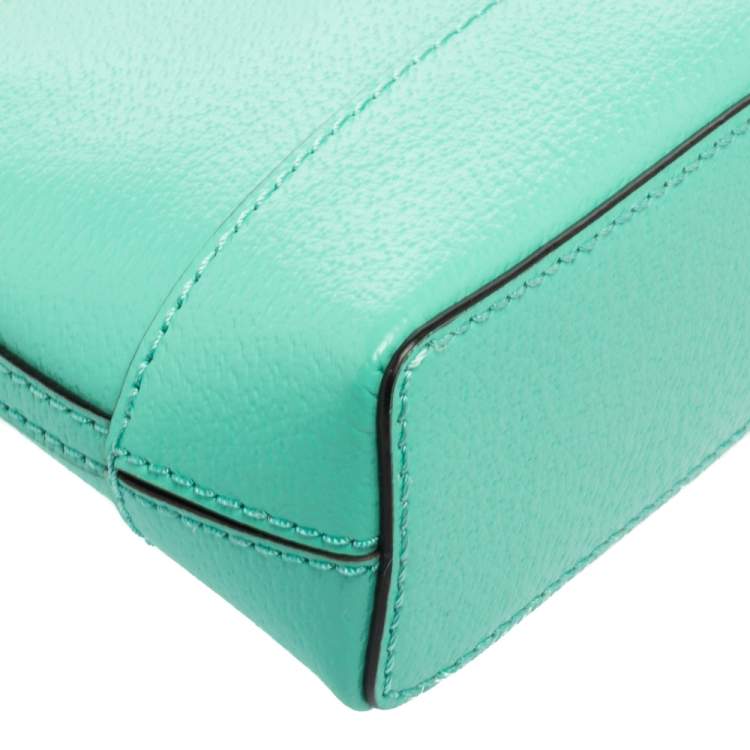 Pre Owned Kate Spade Green Leather Satchel