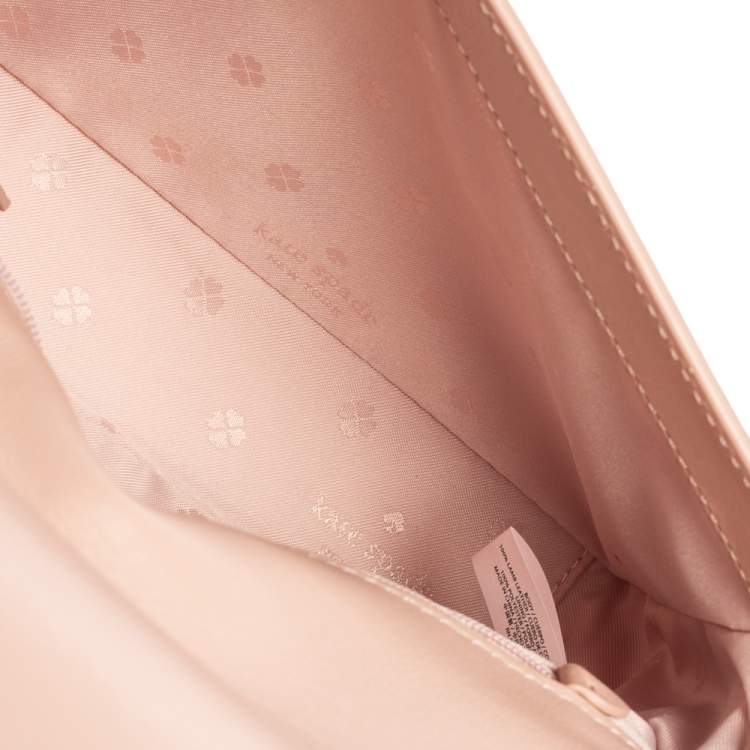 Pre Owned Kate Spade Light Pink Leather Amelia Shoulder Bag