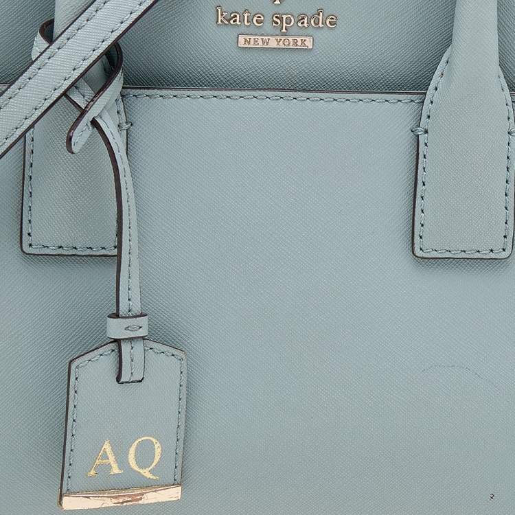 Pre Owned Kate Spade Powder Blue Leather Cameron Street Candace Tote