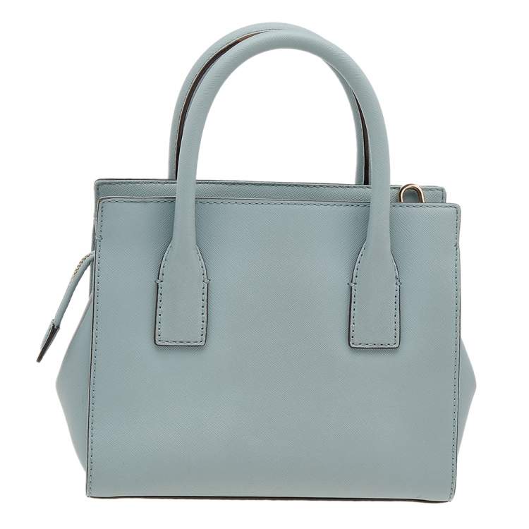 Pre Owned Kate Spade Powder Blue Leather Cameron Street Candace Tote