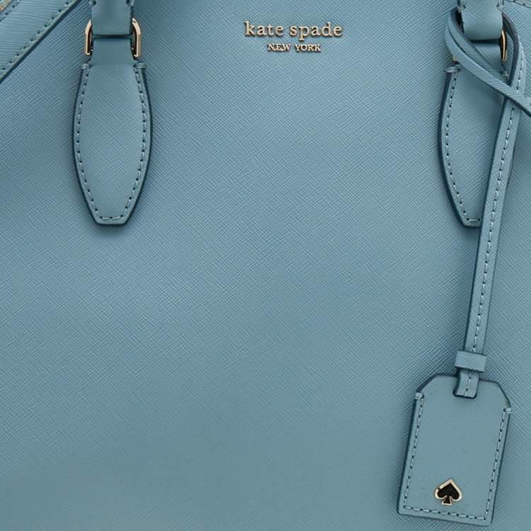 مملوكة مسبقًا Kate Spade Sky Blue Saffiano Leather Dome Satchel