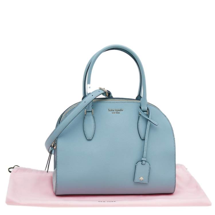 مملوكة مسبقًا Kate Spade Sky Blue Saffiano Leather Dome Satchel