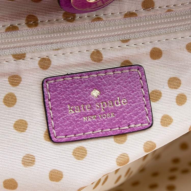 مملوكة مسبقًا Kate Spade Fuchsia Leather Double Zip Tote