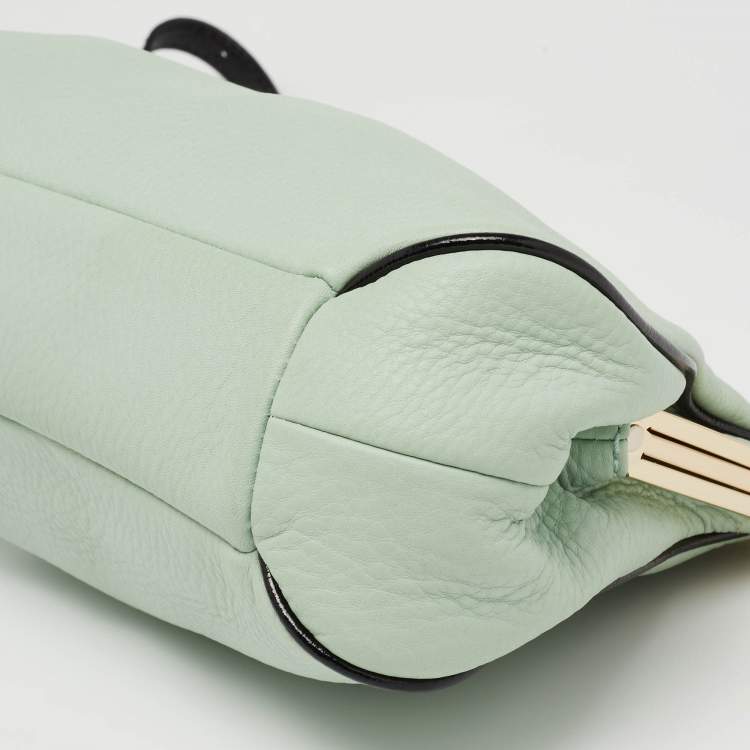 مملوكة مسبقًا Kate Spade Mint Green Leather Frame Shoulder Bag
