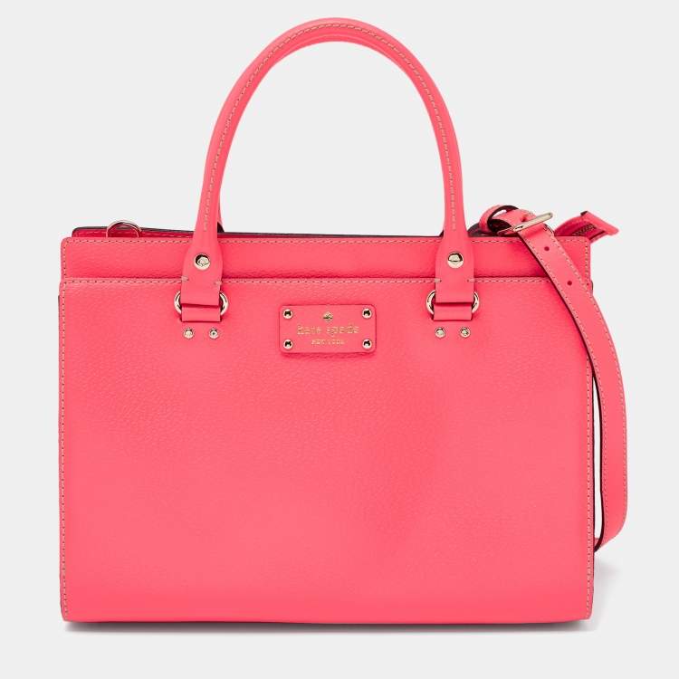 kate spade neon bag