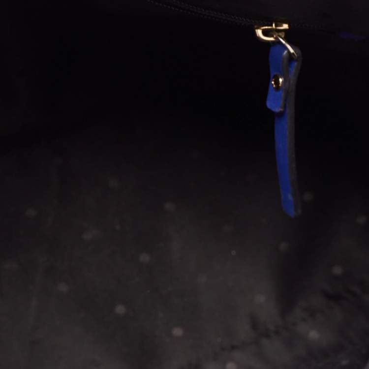 مملوكة مسبقًا Kate Spade Blue Laser Cut Leather Satchel 