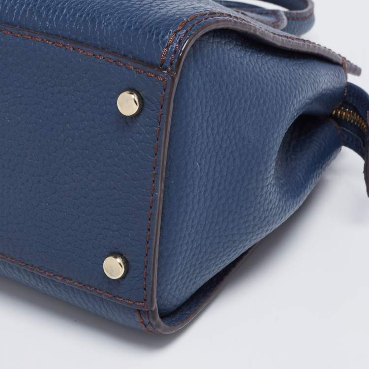 مملوكة مسبقًا Kate Spade Blue Leather Dunne Lane Tote 