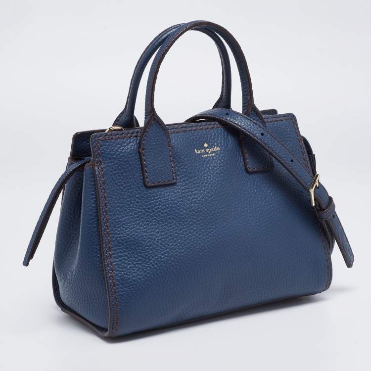 مملوكة مسبقًا Kate Spade Blue Leather Dunne Lane Tote 