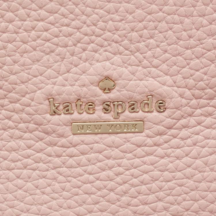 Pre Owned Kate Spade Pink Leather Holden Street Lanie Tote