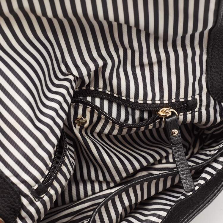 Pre Owned Kate Spade Black Leather Flap Crossbody Bag