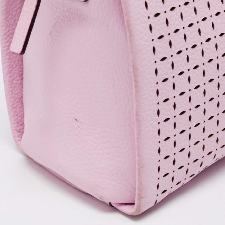 مملوكة مسبقًا Kate Spade Light Pink Laser Cut Leather Milton Lane Lanie Tote
