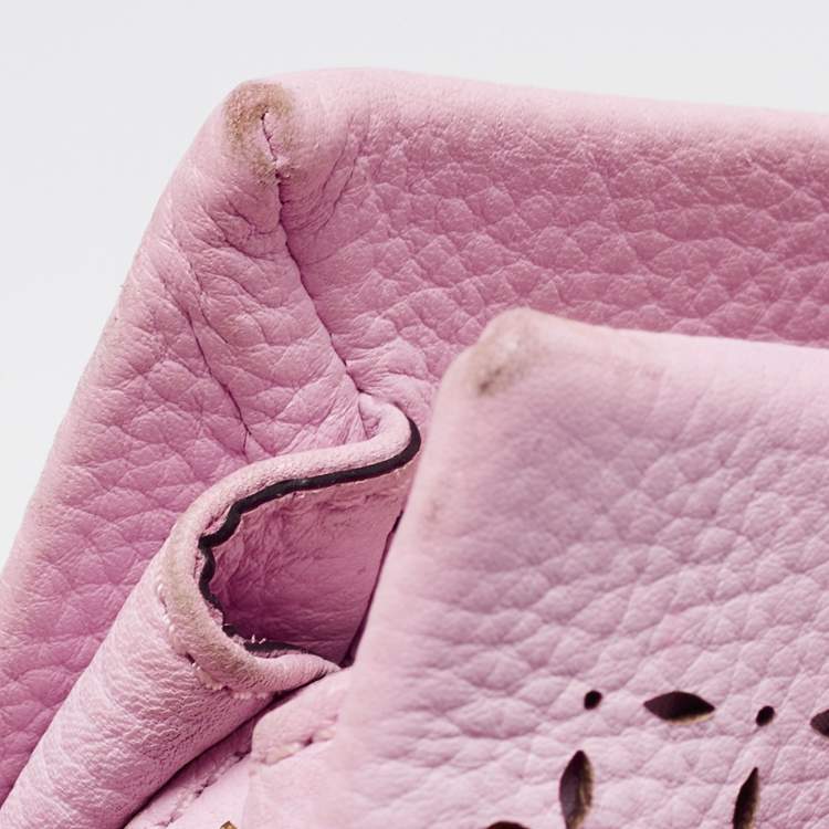 مملوكة مسبقًا Kate Spade Light Pink Laser Cut Leather Milton Lane Lanie Tote