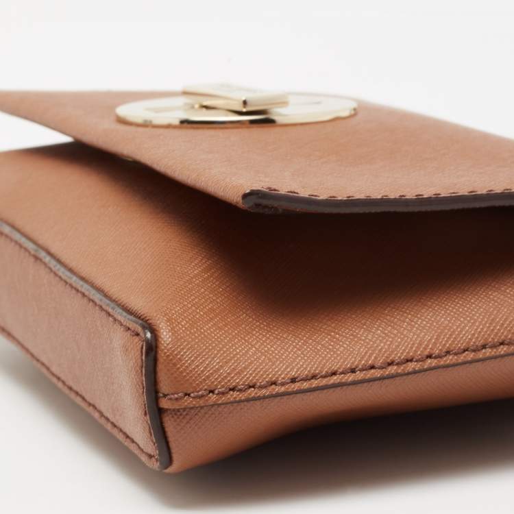مملوكة مسبقًا Kate Spade Brown Leather Flap Sally Crossbody Bag