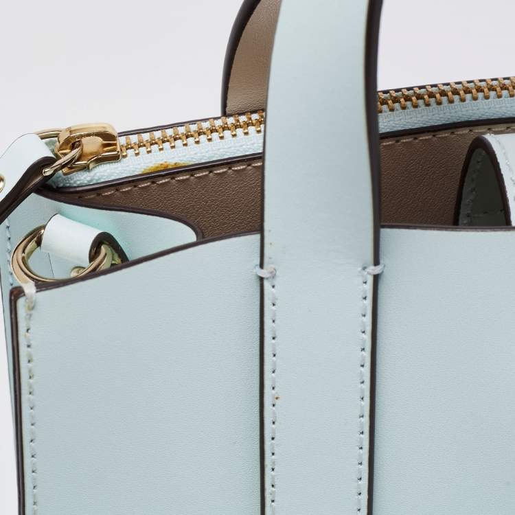 Pre Owned Kate Spade Mint Green Leather Anissa Putnam Drive Tote 