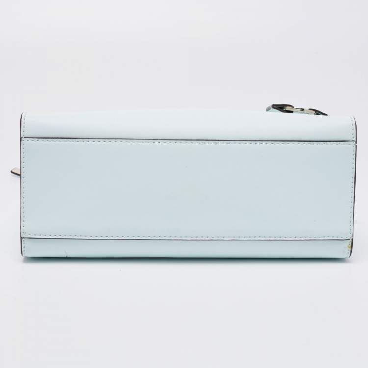 Pre Owned Kate Spade Mint Green Leather Anissa Putnam Drive Tote 
